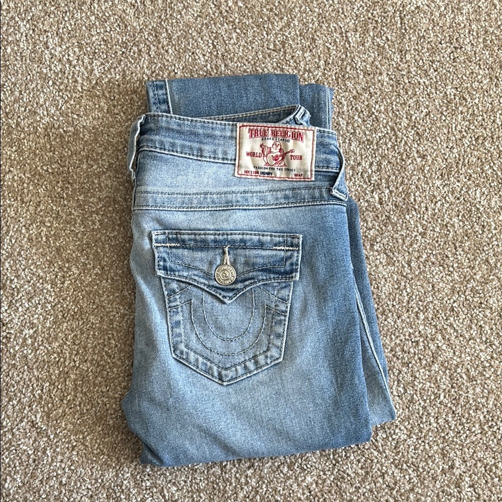 True Religion Blue Skinny Jeans Classic Denim Style